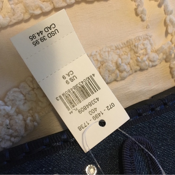 Aerie Blue Mary Jane Flats with Silver Accents - Picture 9 of 11